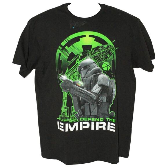 BLEMISH - Rogue One Disney Star Wars Defend The Empire - Adult Large Shirt 2016 - Picture 1 of 6
